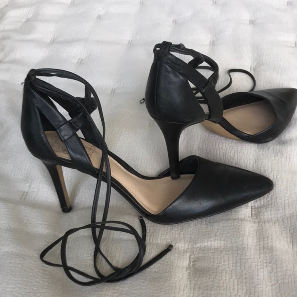 Vince Camuto Black Stiletto 3.5” Heels, size 8, VGUC